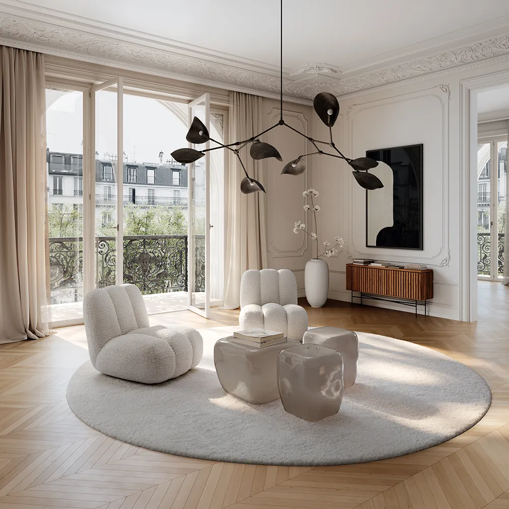 Toe Nojatuoli - Luonnonvalkoinen