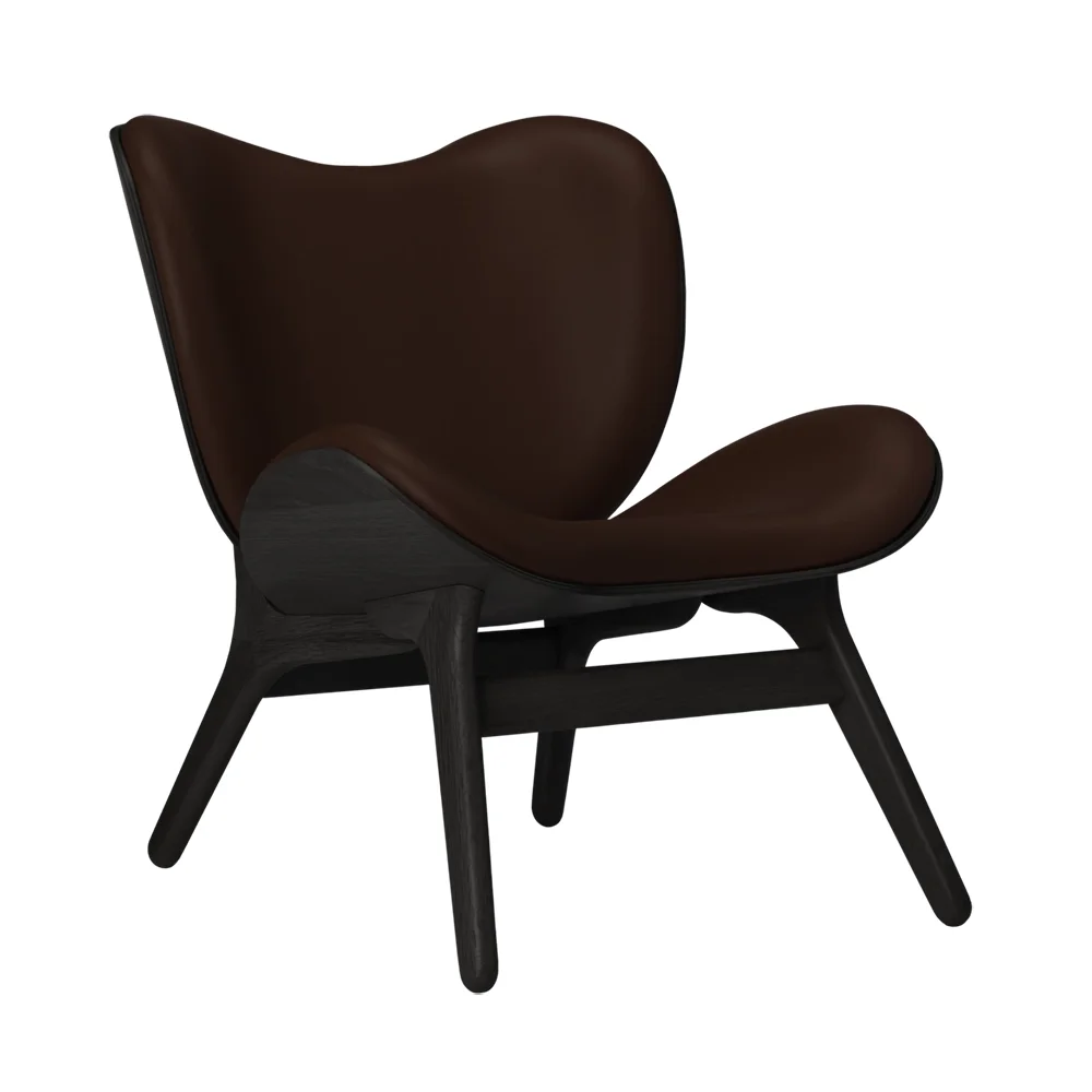 A Conversation Piece Lepotuoli Black Oak/Hope Leather Brown