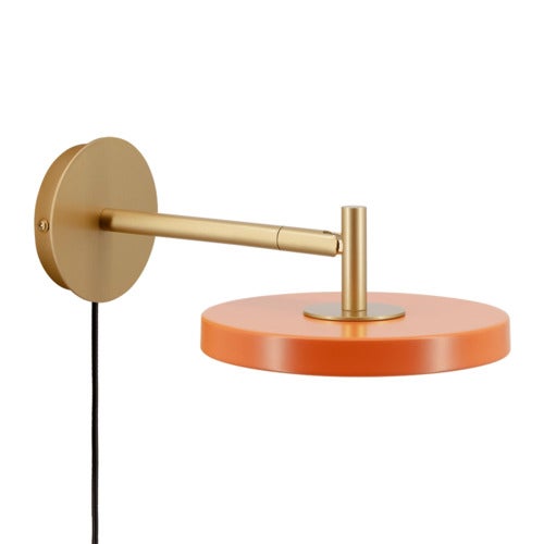 Asteria Wall Lyhyt seinävalaisin Ø15 cm Nuance Orange