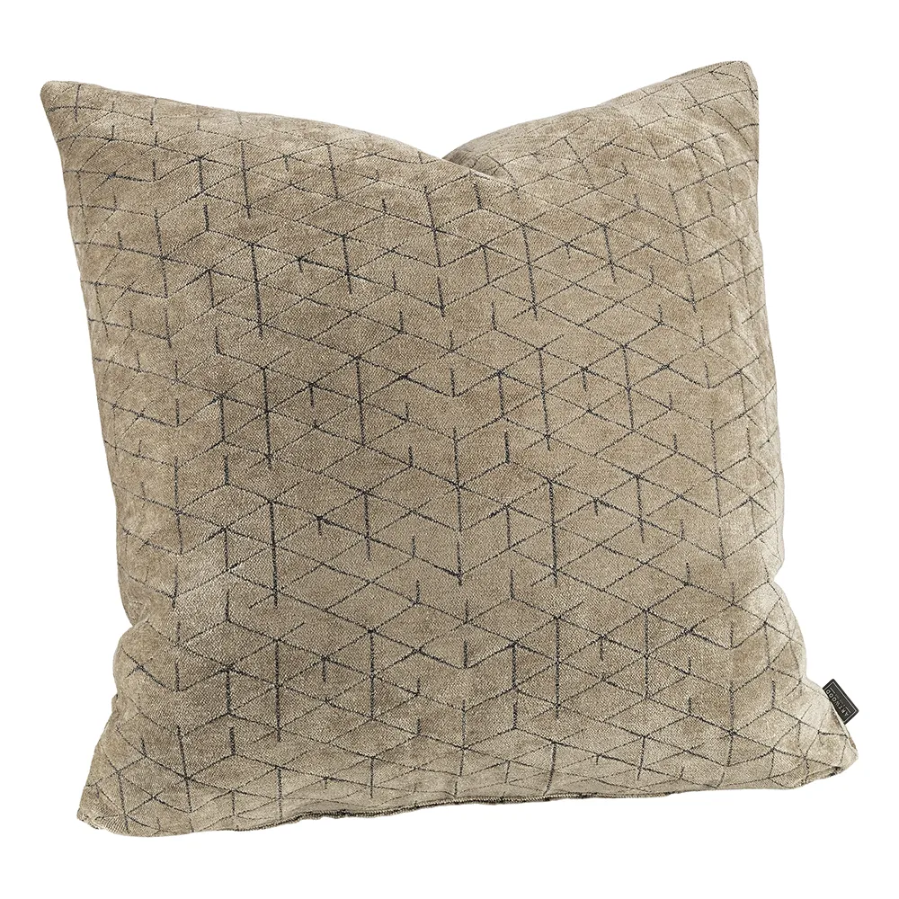 Laurel Diamond taupe tyynyliina 50x50 cm