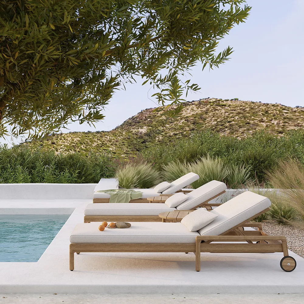 Jack Aurinkotuoli Teak/Off White