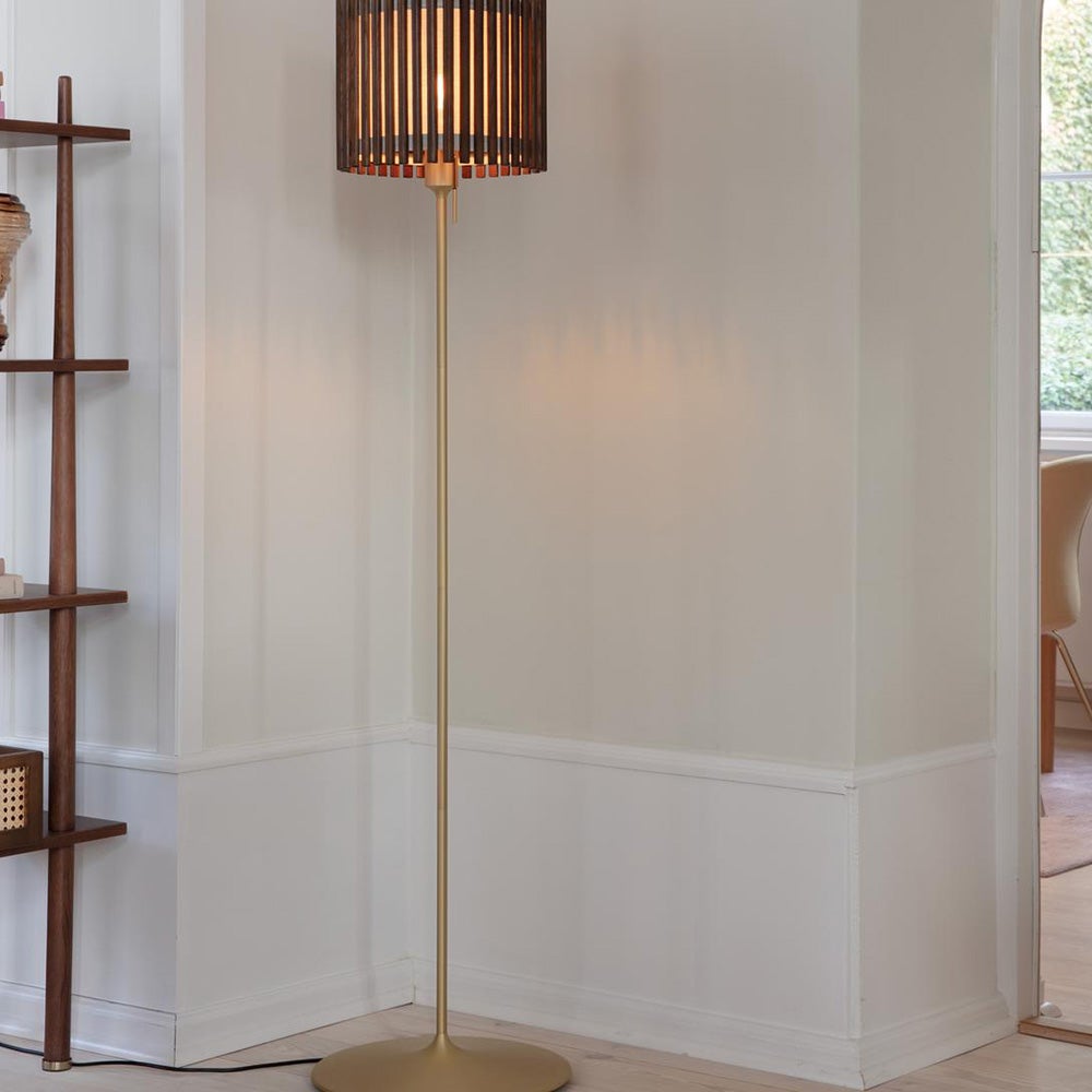 Komorebi lampunvarjostin, neliö, keskikokoinen Dark Oak