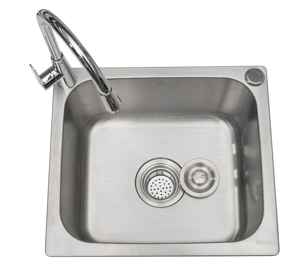 Läckö ulkokeittiö, valkoinen