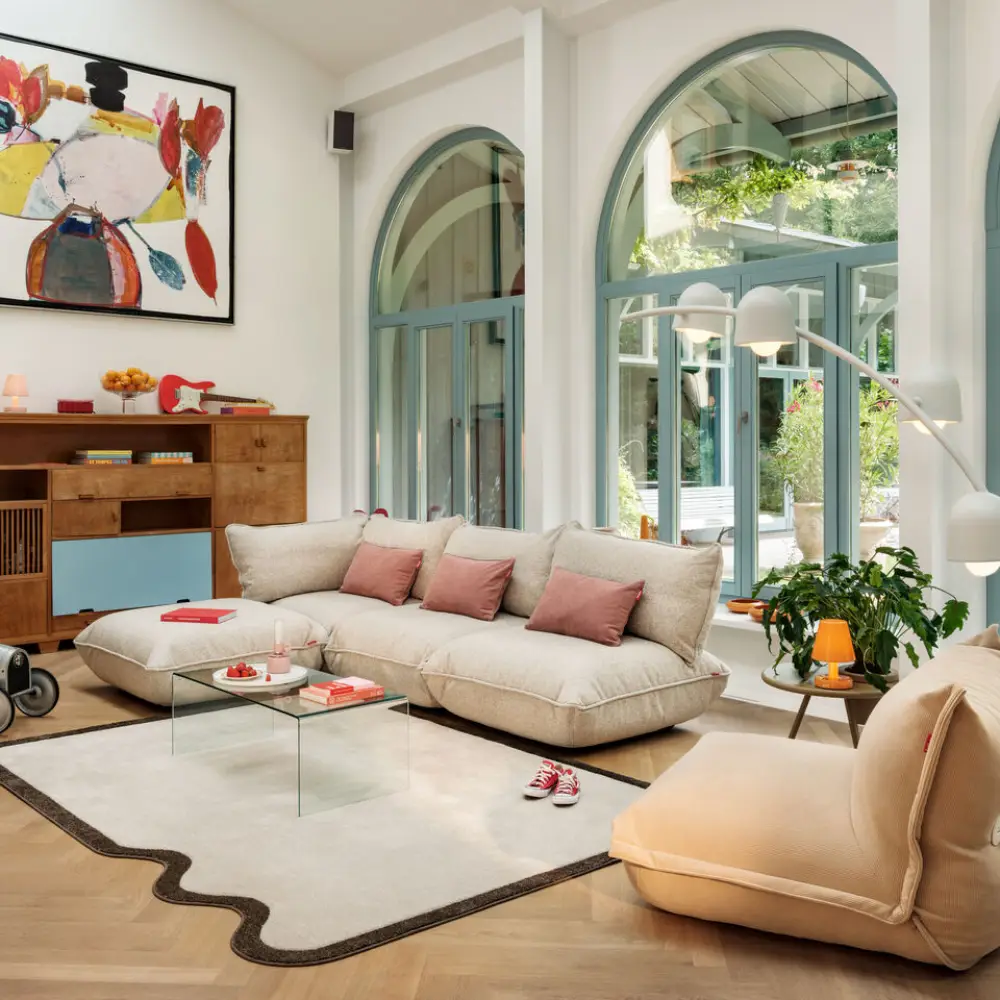 sumo sohva moduuli boucle recycled beige