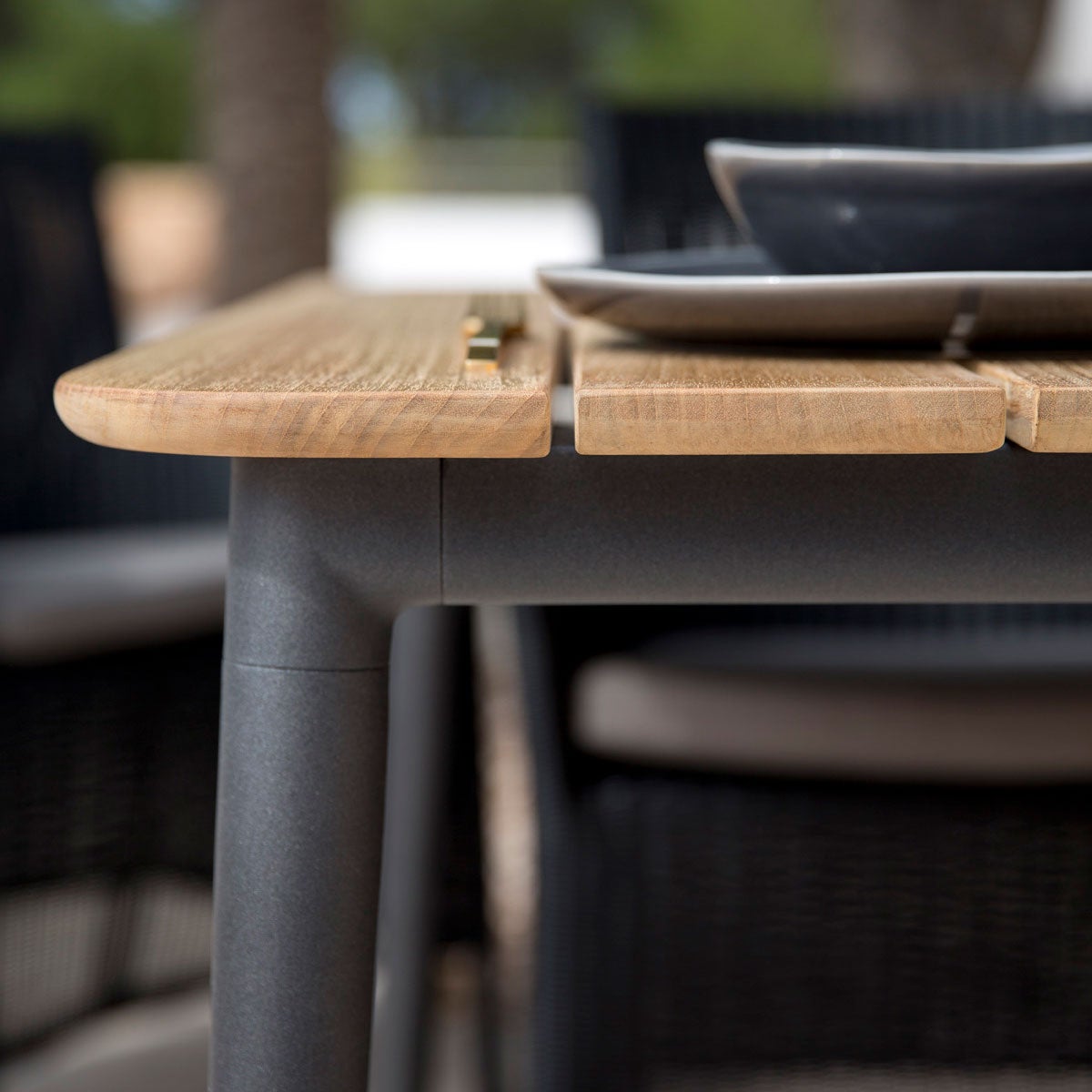 Core Ruokapöytä 90X210 Taupe 