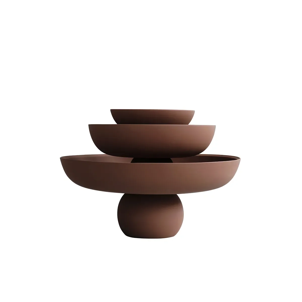 Käsinmaalattu koristekulho Baburu Big Almond Ø 43 cm