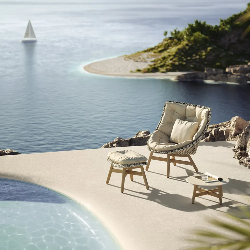 Mbrace wingchair tiikki AY5 teak 0205 pepper 0115