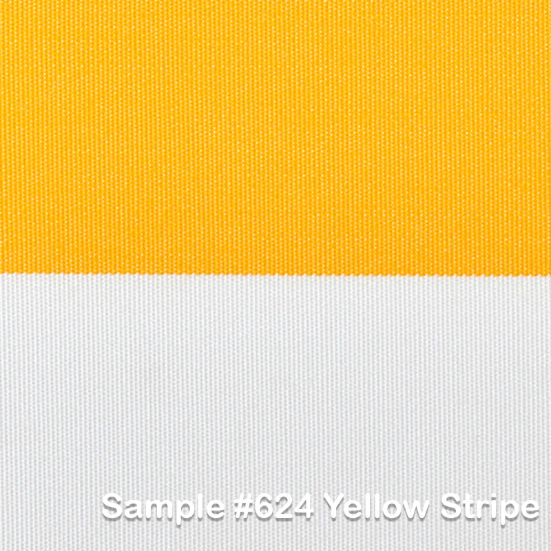 Fortano 400x300 cm aurinkovarjo alu Cat.5 624 Yellow Stripe