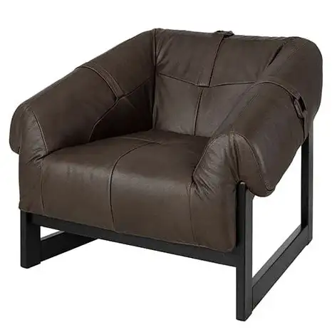 Lounge-nojatuoli Lee ruskea Artwood