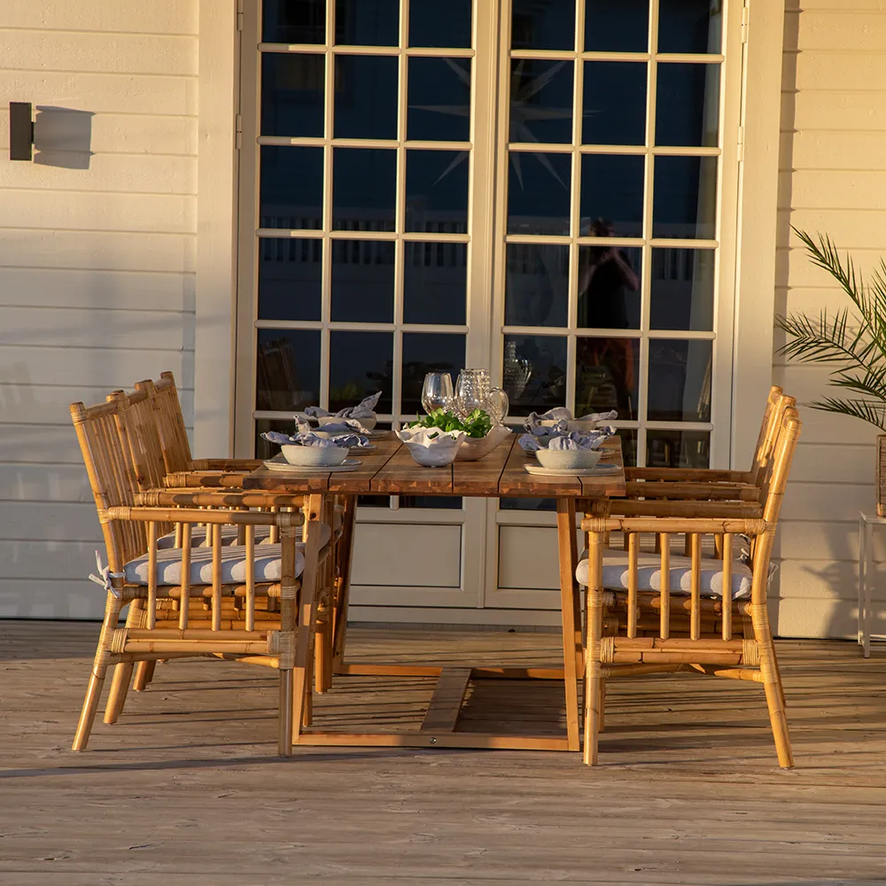 Cane käsinojallinen tuoli Bambu 