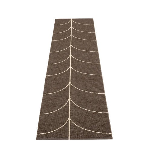Kudottu Matto Leif Dark Brown 70x270 cm