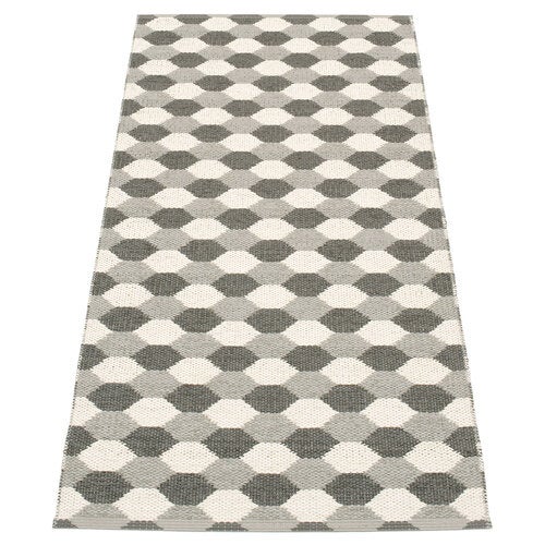 Dana matto 70x160 cm warm grey / charcoal / vanilla 