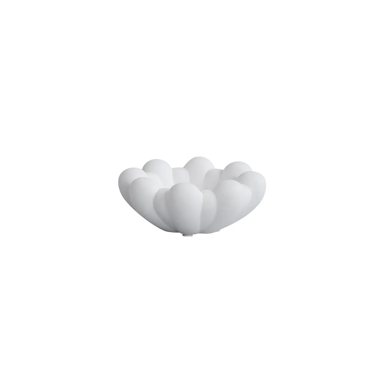 Käsintehty koristekulho Bloom Bone White Ø 15,5 cm