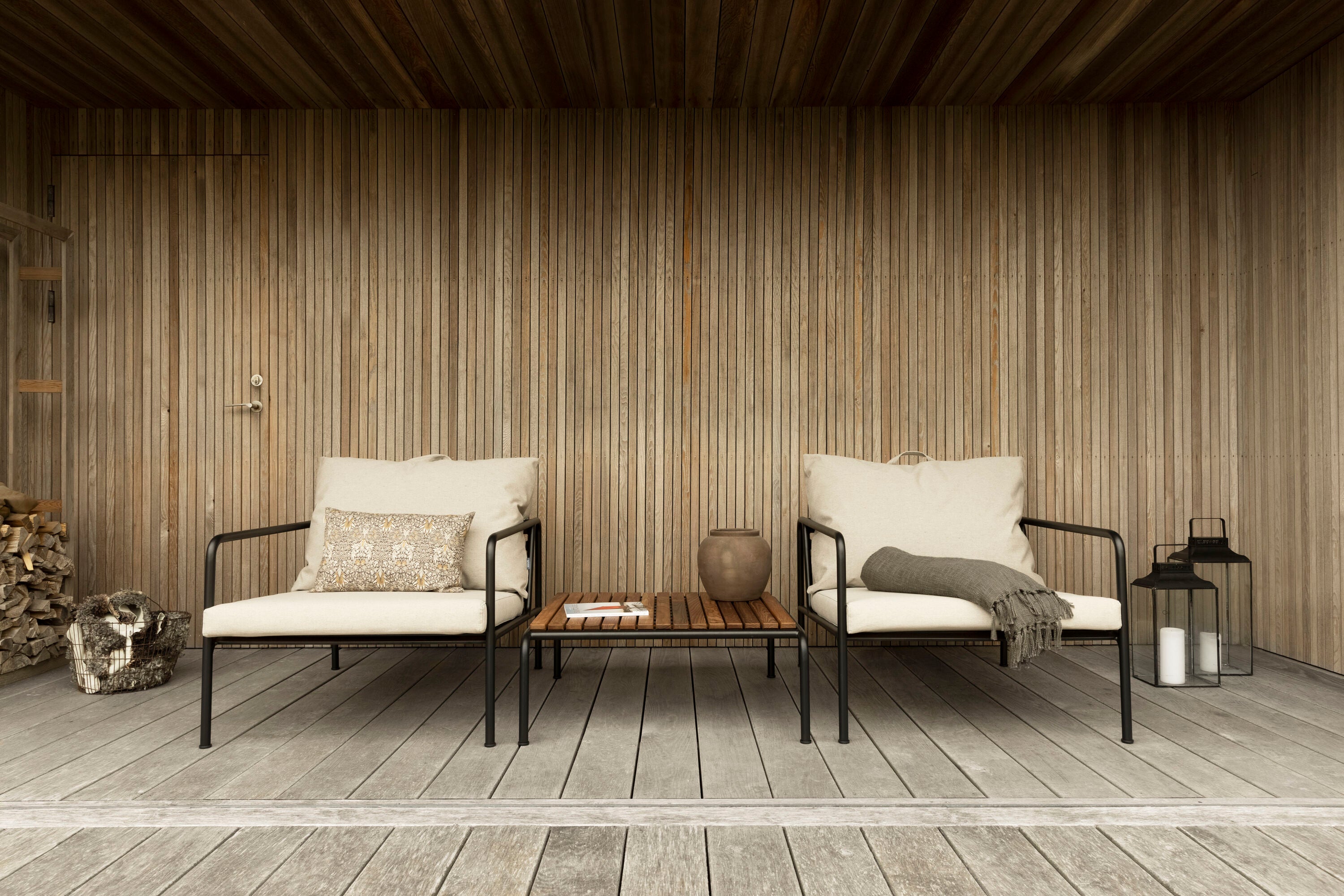 Avon 2-istuttava sohva Slate/White 