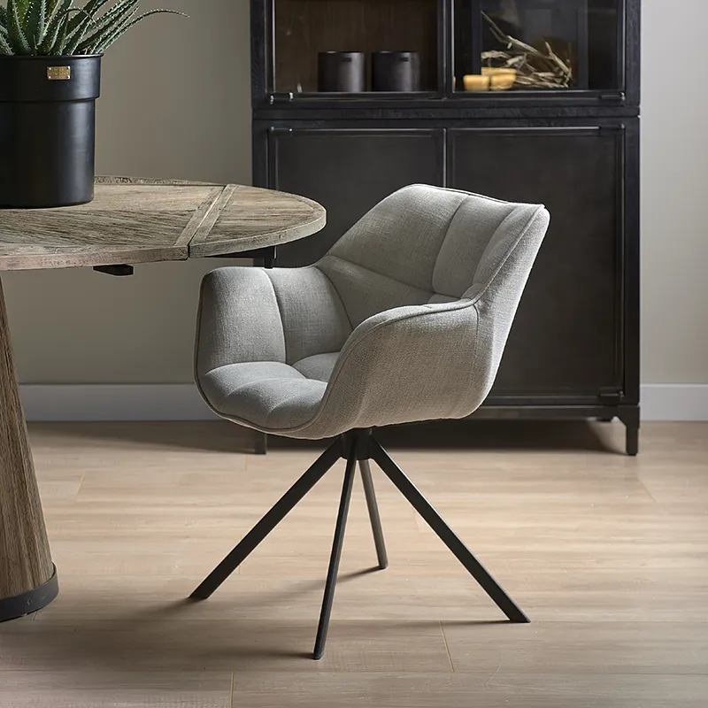 Carnaby tuoli käsinojilla mouliné linen fabulous flax