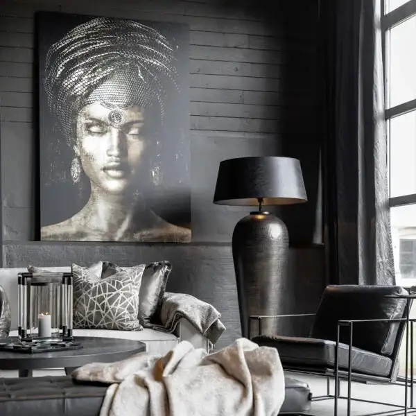 Seinäkoriste Glamour girl sepia 100 x 150 cm Artwood