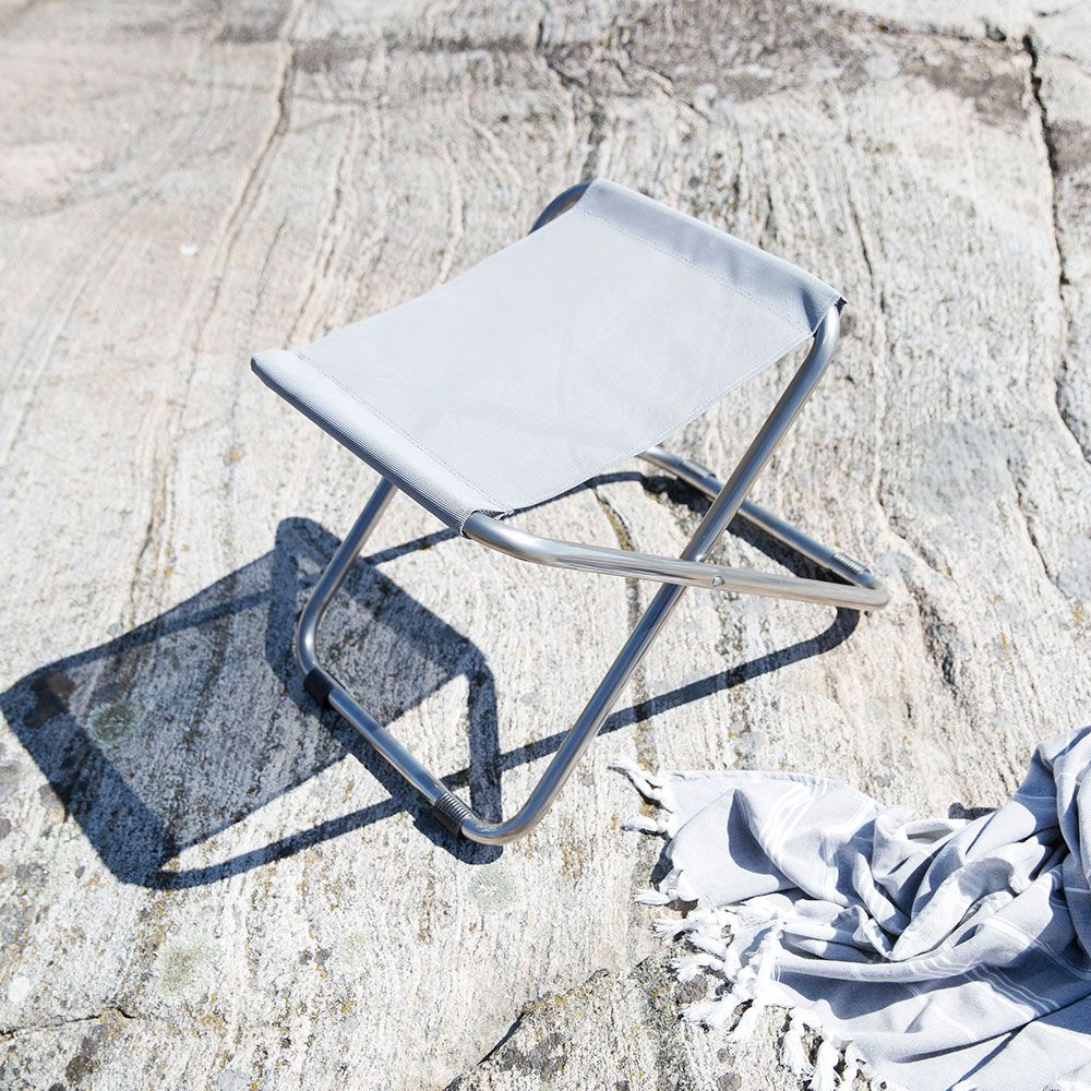 Chico jalkarahi harmaa alumiini/textilene