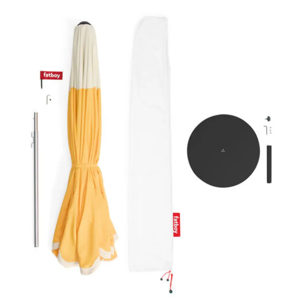 Pensol-aurinkovarjo jalalle kiinnitettävällä säteellä