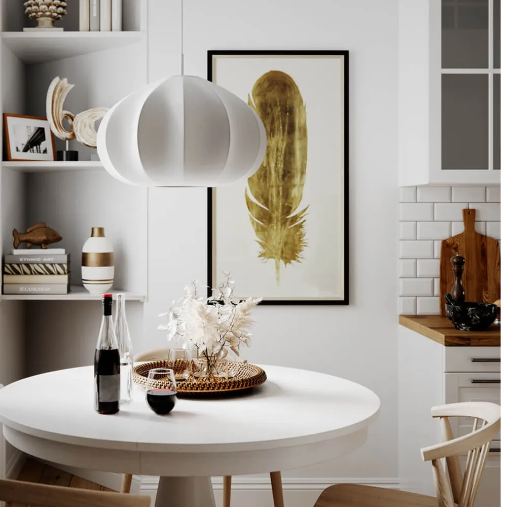 Ebba kattovalaisin Ø50cm valkoinen