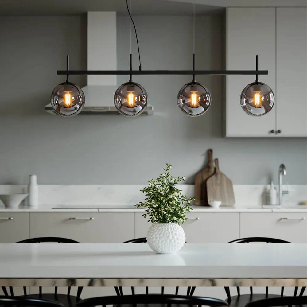 Boyle kattovalaisin 4 valoa Savunharmaa