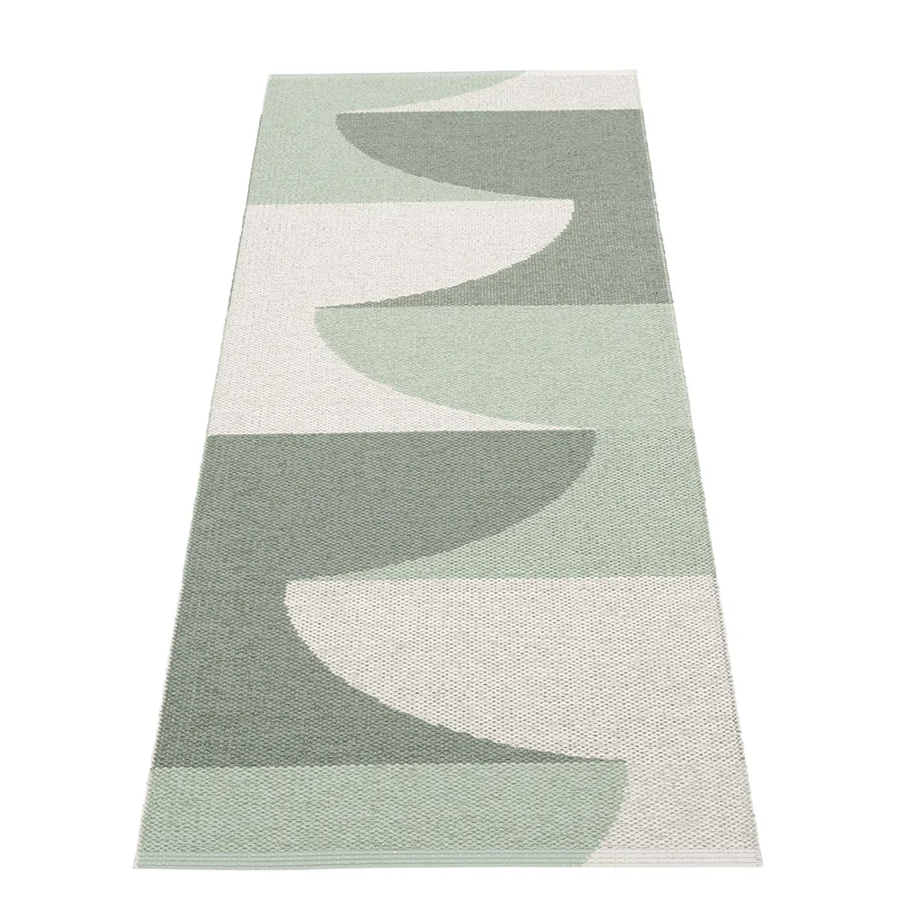 Hill matto Army/Misty Mint/Fossil Grey 70 x 180cm