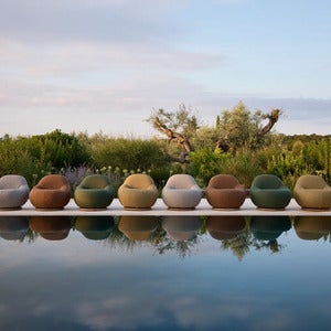 Gem lounge tuoli m/teak kääntölaakeri Grey, AirTouch