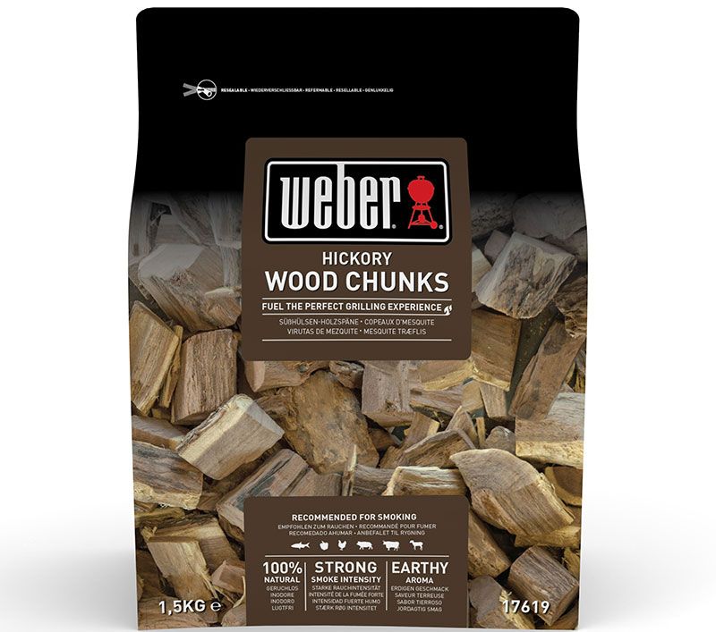 Savustuspalat hickory 1,5 kg Weber
