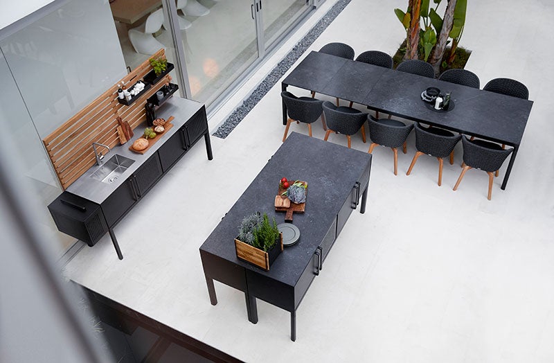 Drop Ulkokeittiö Laavaharmaa Sis. Seinä