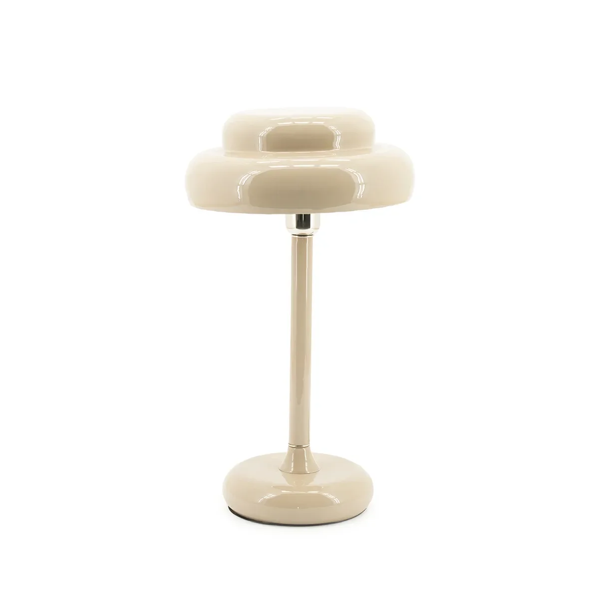 Himmennettävä pöytävalaisin Pomm Beige K 47,5 cm