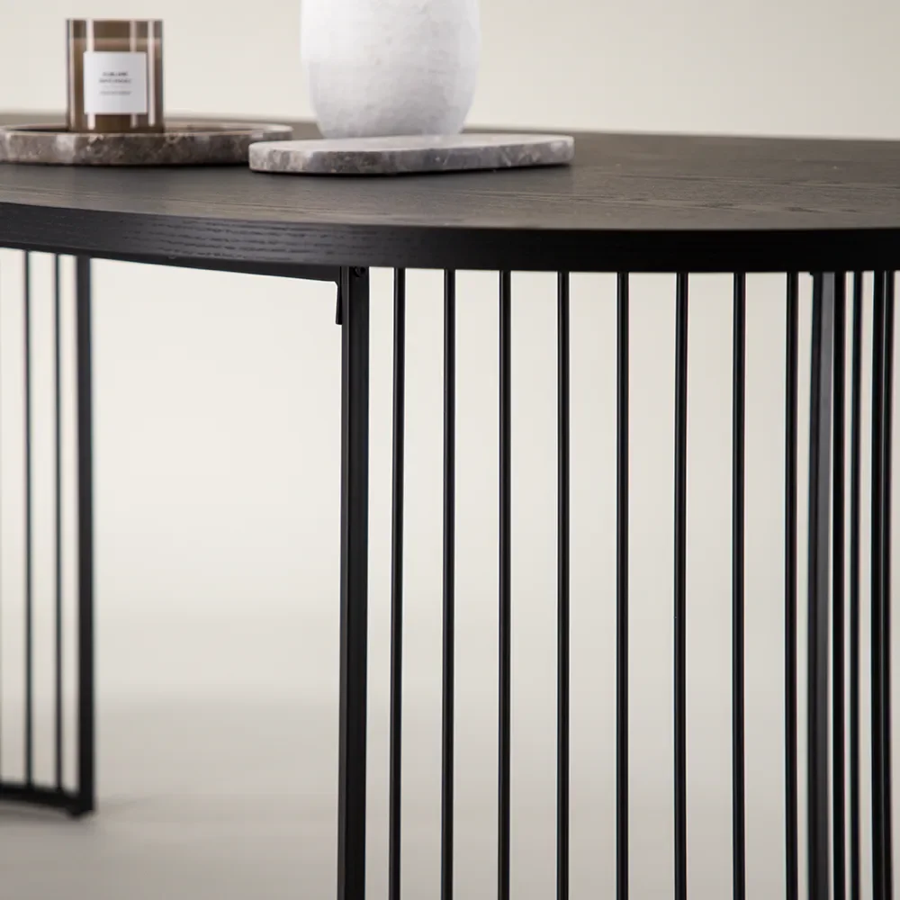 Hamneskär ruokapöytä 110x220 cm Musta 