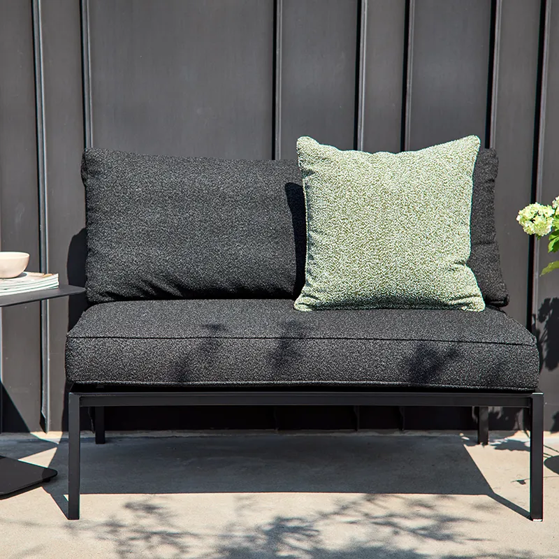 Upper 2-paikkainen keskiosa    Musta / Teddy Black