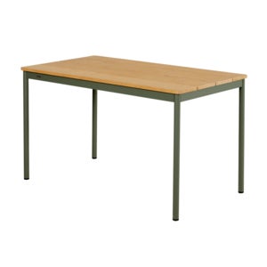Nox Bistro ruokapöytä 70x125 cm Bambu/Nordic Green