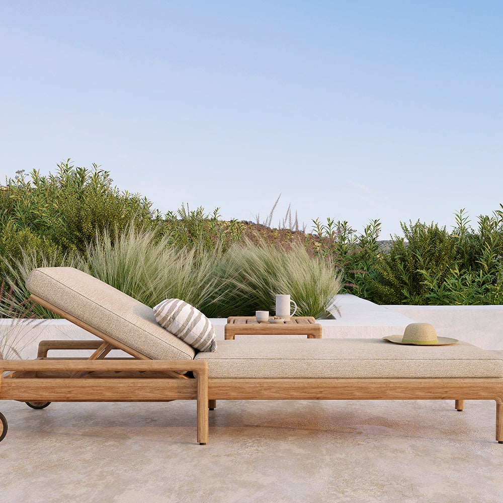 Jack Aurinkotuoli Teak/Natural 