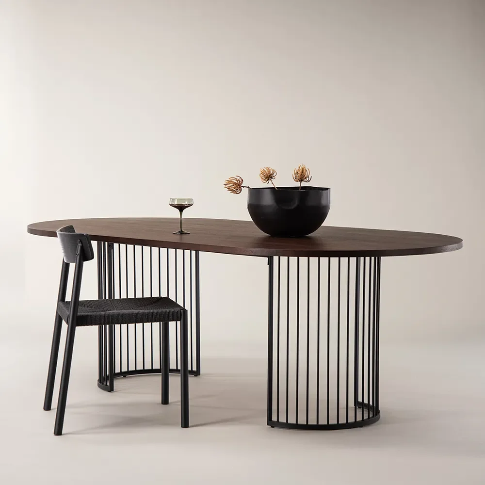 Hamneskär ruokapöytä 110x220 cm Pähkinäpuu 