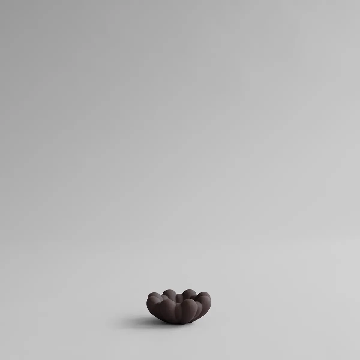 Käsintehty koristekulho Bloom Chocolate Brown Ø 15,5 cm