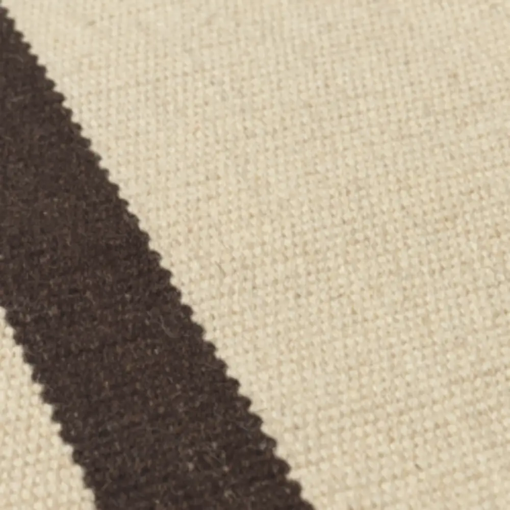 Calm Kelim Matto 140x200 cm - Off-white/Coffee