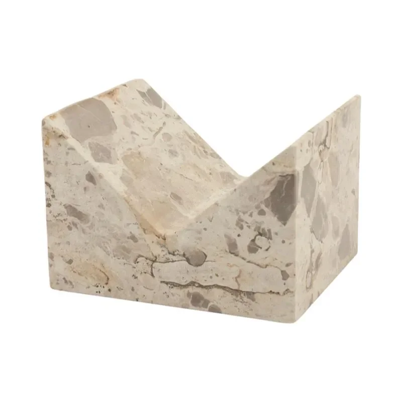 Bookstand Pietra 12x18x16 cm marmori beige