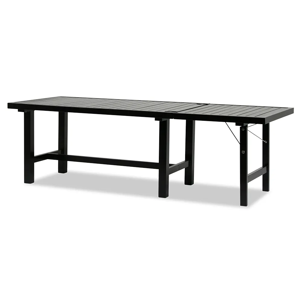 80x68 cm H: 65,5cm lisälevy Alumiini musta 