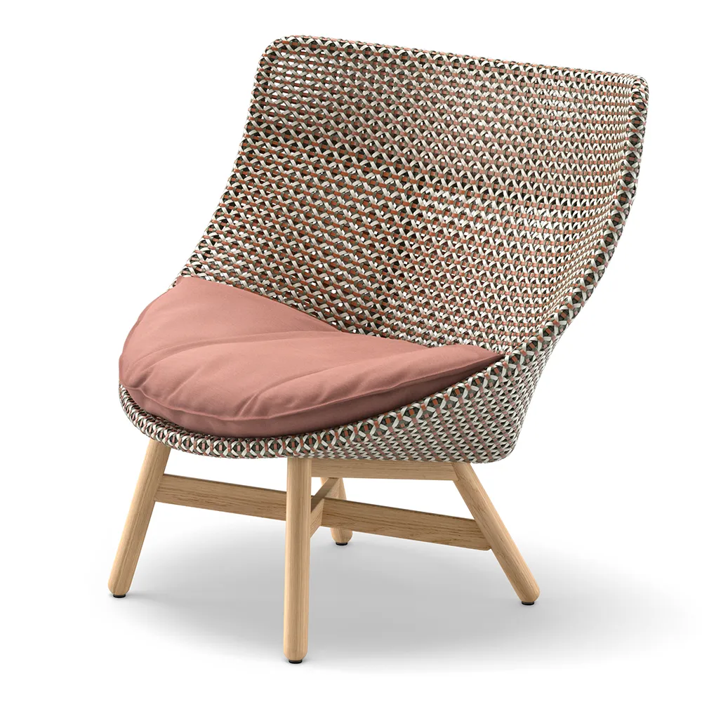 MBRACE wingchair, w/tiikkipohja AY5 teak 0205 pepper 0115