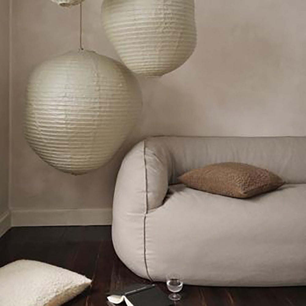  Melkein 2-istuttava sohva - Re-Cotton - Natural