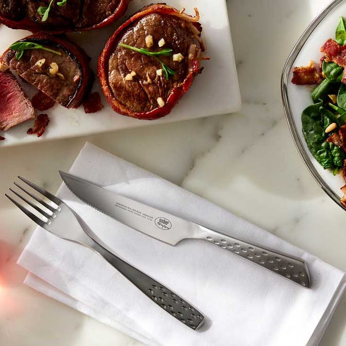 Deluxe aterinsetti 2-pakkaus stainless steel Weber