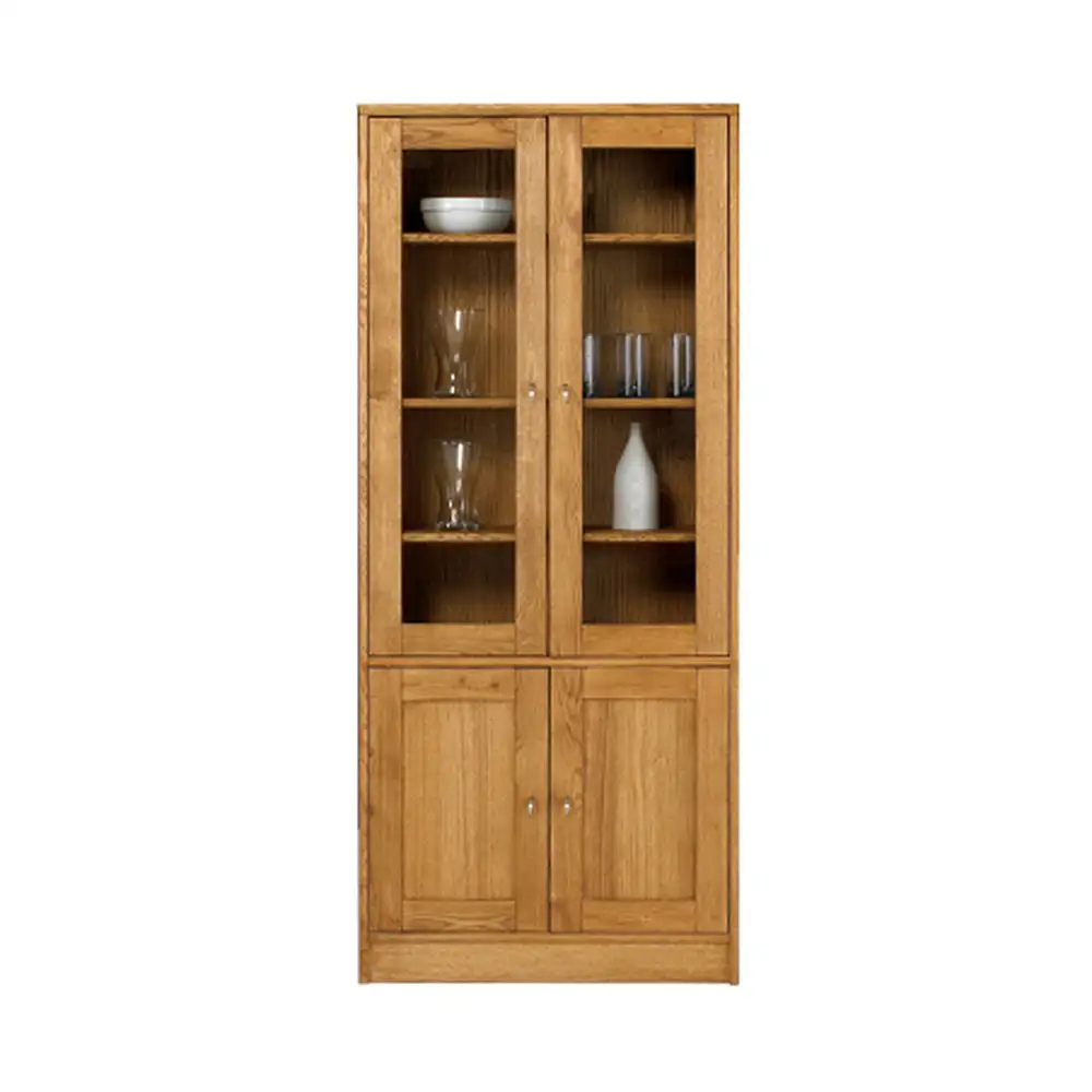 Ekliden E7 Vitriinikaappi öljytty tammi