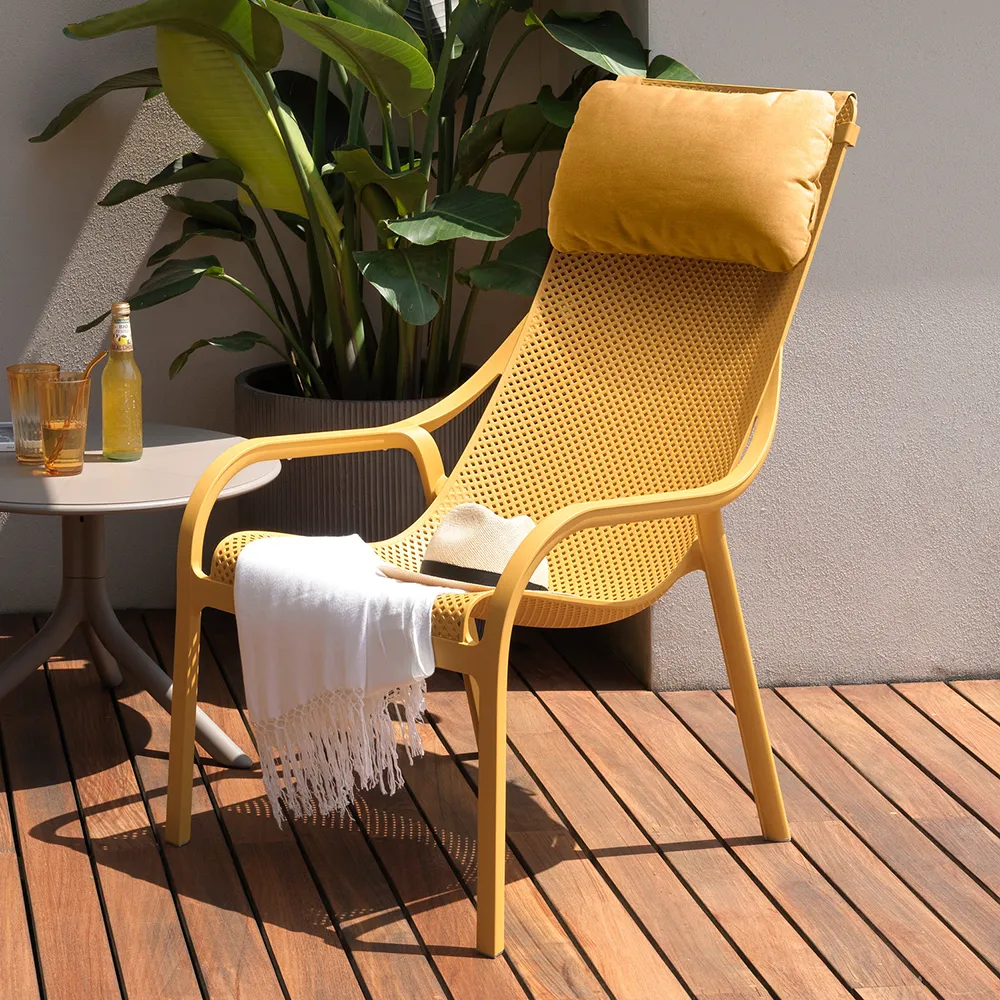 NET LOUNGE CHAIR SENAPE