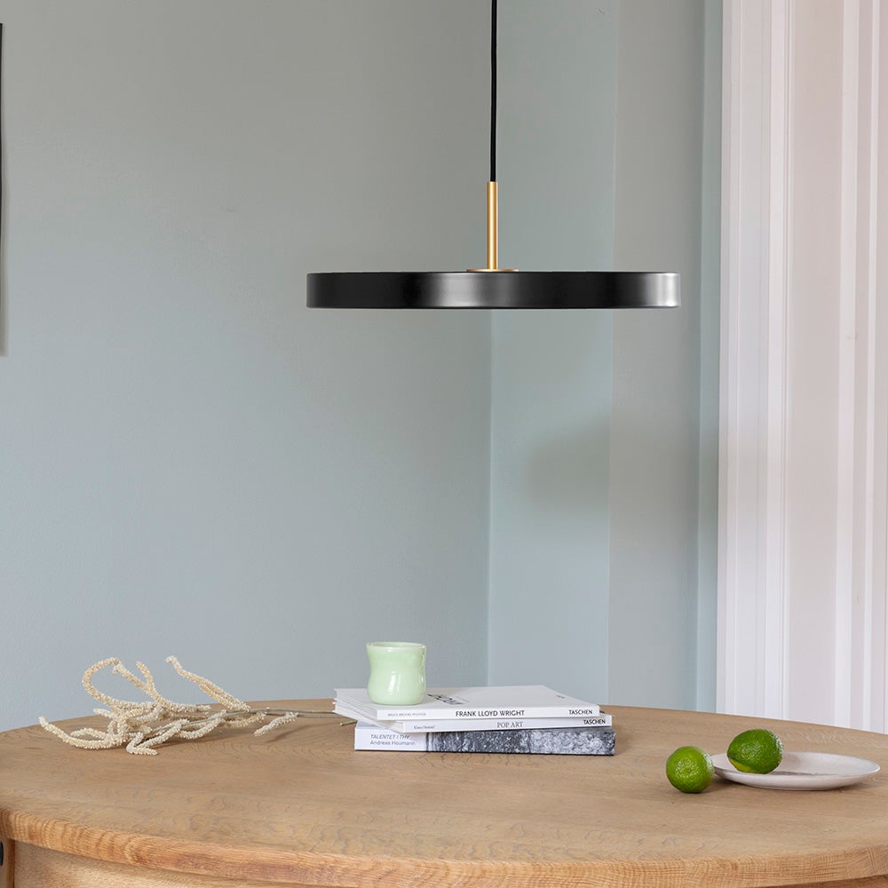 Asteria Plus Kattovalaisin Ø43 cm Black