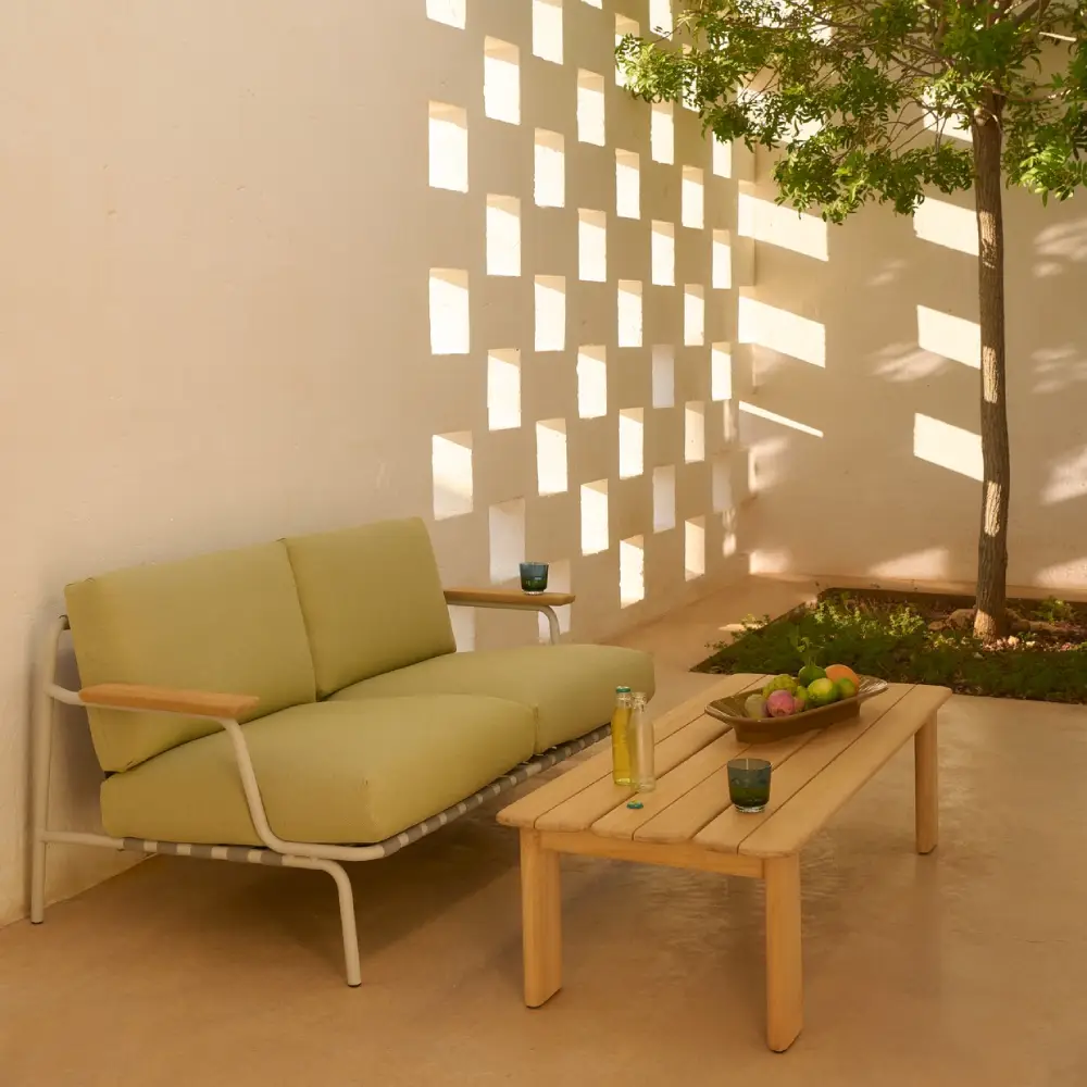 Sohvapöytä Teak 135x55 Assemble