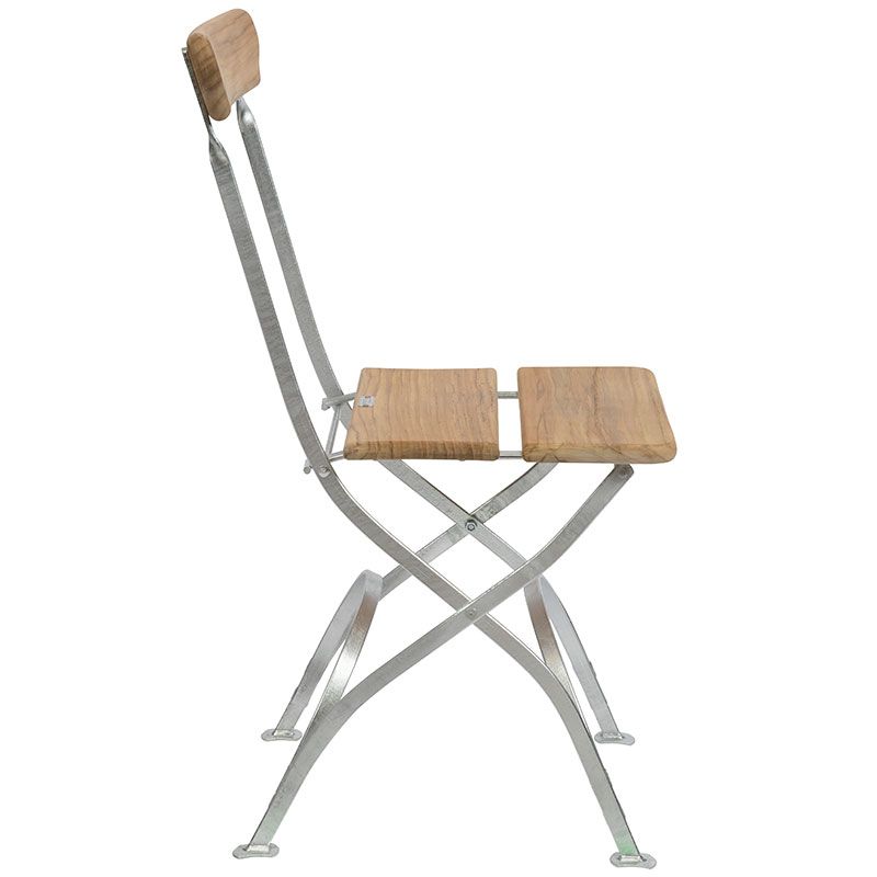 Puutarhatuoli tiikki Grythyttan Stålmöbler