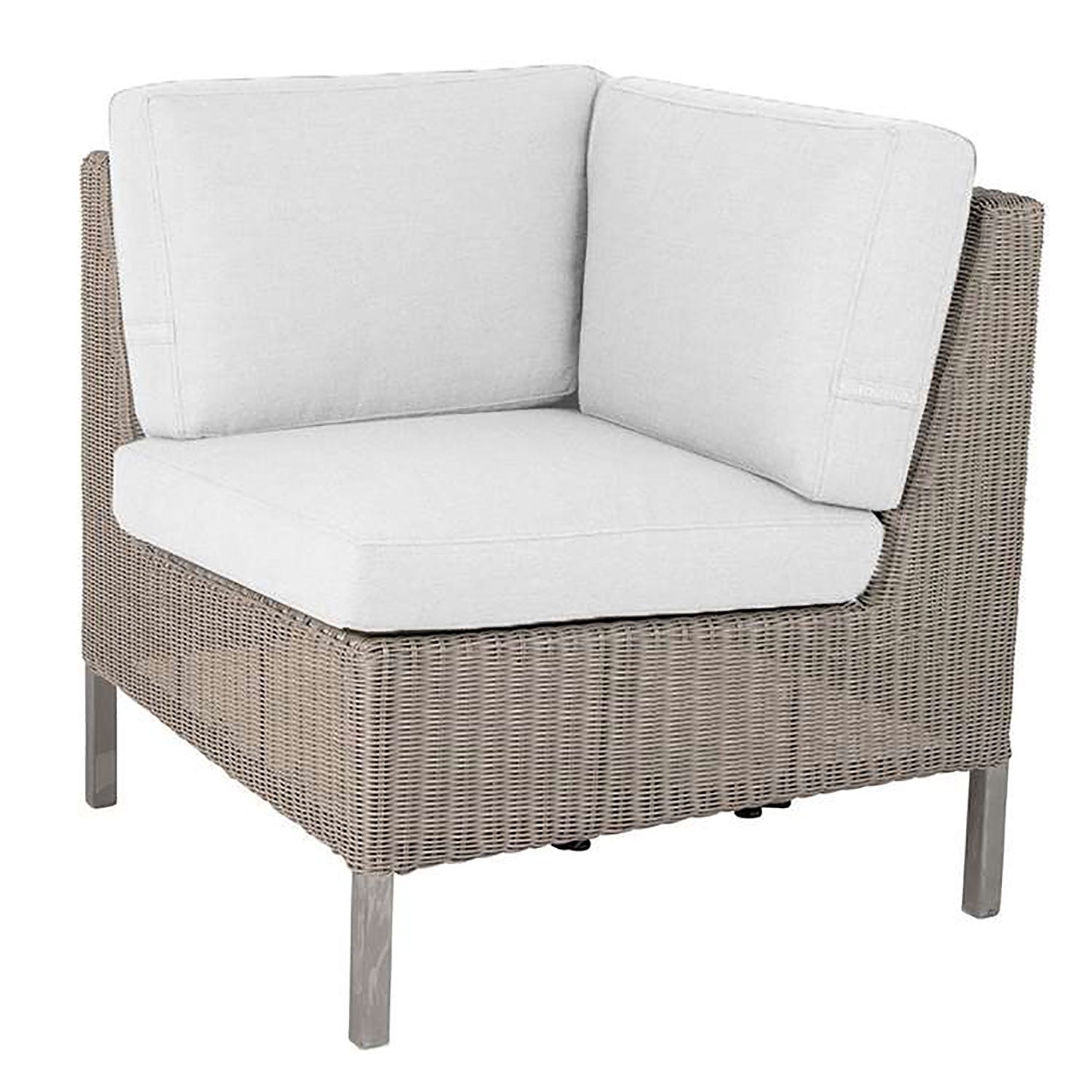 Connect Hörnmodul korkea Taupe Konstrotting