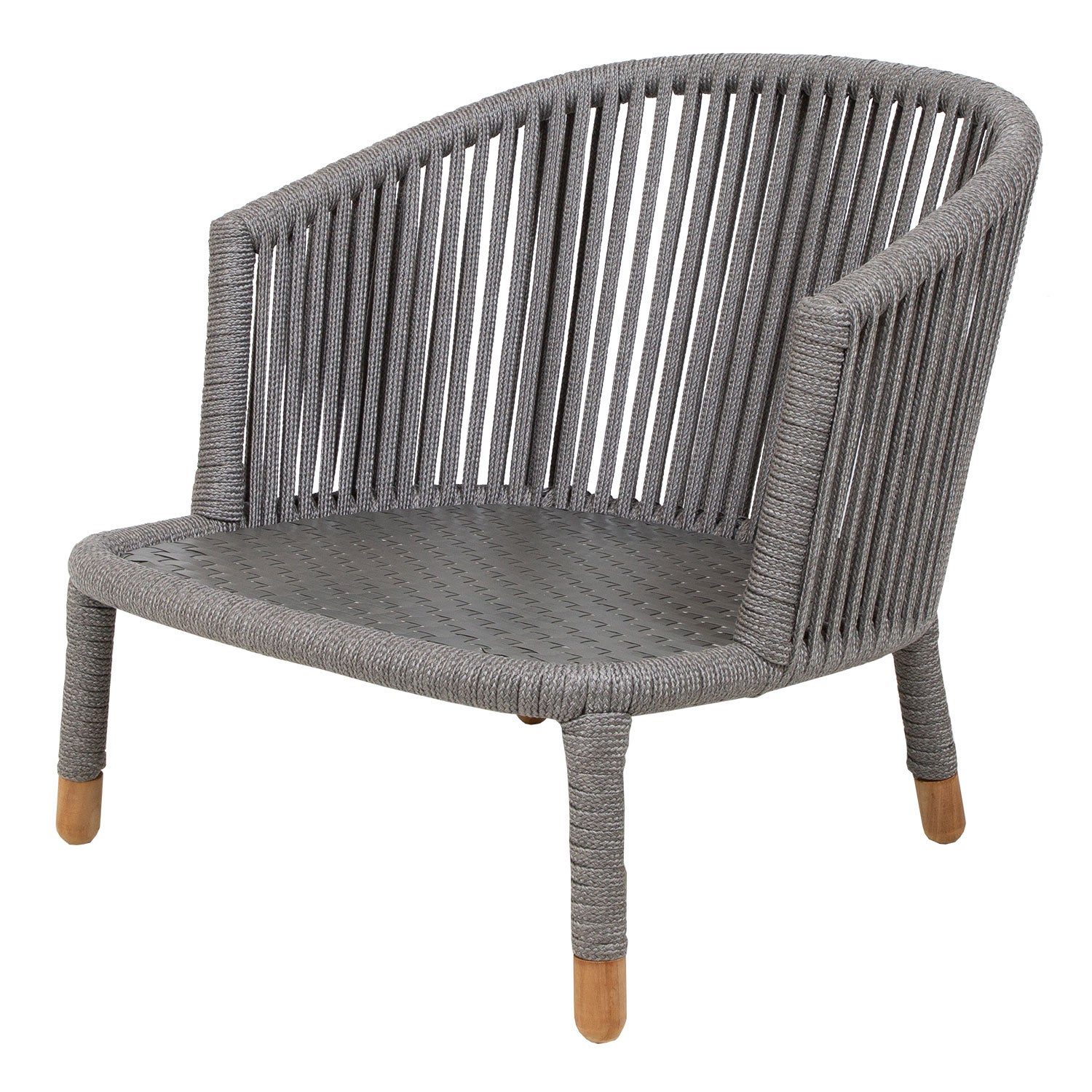 Moments lounge-nojatuoli grey