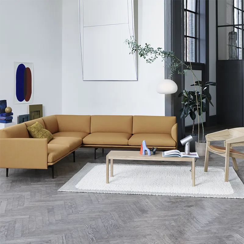 Workshop sohvapöytä 43 x 120 cm - Oak Veneer Oak