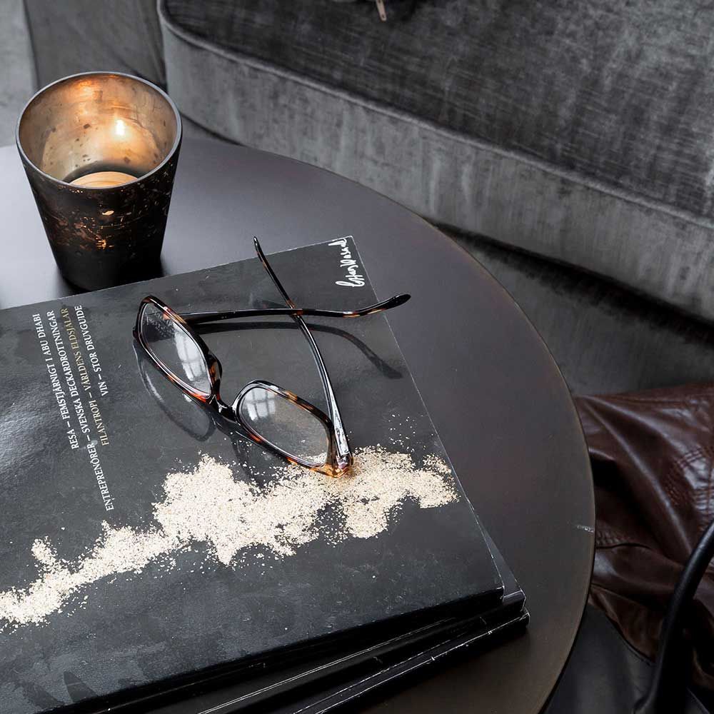 Sohvapöytä Cedes pronssi Ø 60 cm Artwood